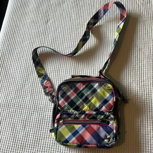 Lug Wrangler Crossbody Bag Playful Plaid - Picture 2 of 7